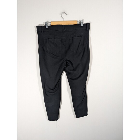 Torrid Womens Black Cropped High-Rise Skinny Ponte Pants Sz 16 Office Workwear - Picture 2 of 6